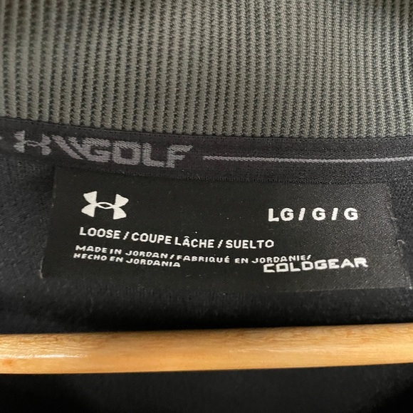 Men’s Under Armour Golf Long Sleeve Cold Gear Sweater - Picture 3 of 3
